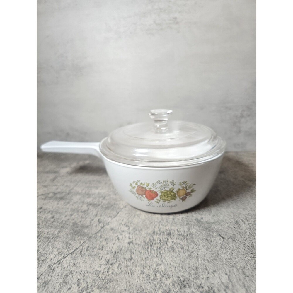 Vintage Corning Ware 1 Pint P-81-B Spice Of Life Sauce Pan W/Lid La Sauge EUC